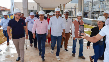 Governador Wanderlei Barbosa vistoria obras do Colégio Militar de Araguaína e anuncia cerca de R$ 28 milhões em investimentos para escolas do Tocantins