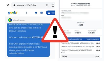 Detran/TO alerta para golpe da renovação automática da CNH; saiba como se proteger